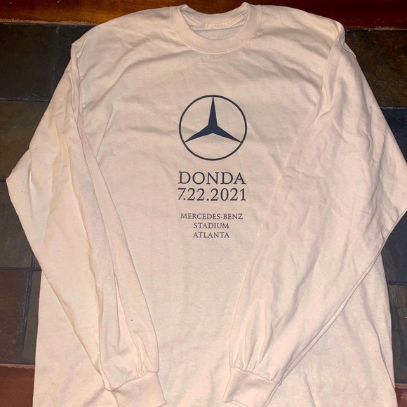 Donda T Shirt Mercedes Benz Donda Maglia Mercedes Benz Mercedes